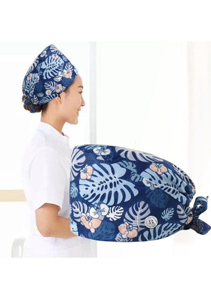 Düğmeli Ovma Kapakları Geri Şapkaları Bağlayın Unisex Ayarlanabilir Kadınlar Monstera (Yurt Dışından) modelleri