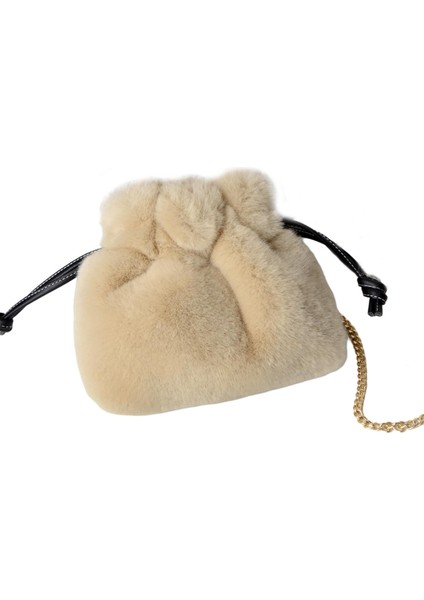 Moda Peluş Omuz Çantası Çanta Kadın Parti Bej Için Çanta Crossbody Çanta (Yurt Dışından) fiyatları