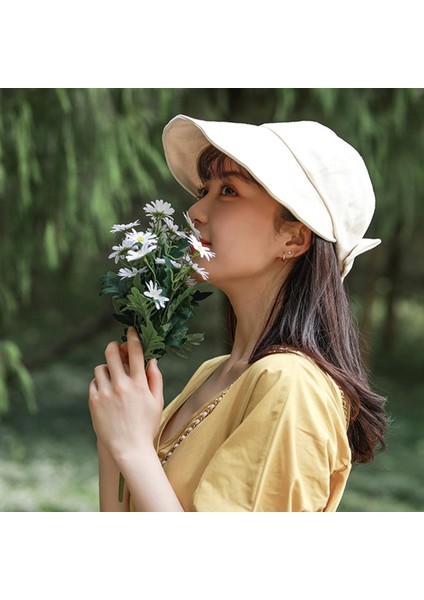 Yaz Kadın Visor Şapka At Kuyruğu Plajı Kapaklar Günlük Seyahat Bej Için Günlük Güneş Şapkası (Yurt Dışından) fırsatları