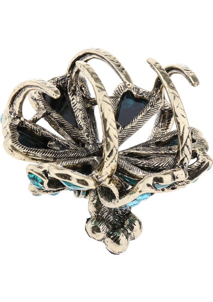 Kadın Kızlar Çiçek Kristal Rhinestone Saç Pençe Klipsi, Mavi Için Retro Saç Aksesuarları (Yurt Dışından) indirimleri