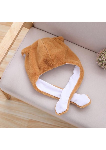 Moda Köpek Şapkası Corgi Kulak, Bacağı Tuttuğunuzda Hareket Edecek Komik Peluş Şapkası (Yurt Dışından) indirimleri