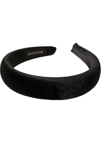 Klasik Yastıklı Kafa Puf Hairbands Vintage Tarzı Kadınlar Için Siyah Saç Bantları Siyah (Yurt Dışından) fiyatları