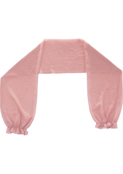 Kadın Şifon Uzun Kollu Shrug Cape Battaniye Wrap Panço Şal Pembe Tops (Yurt Dışından)