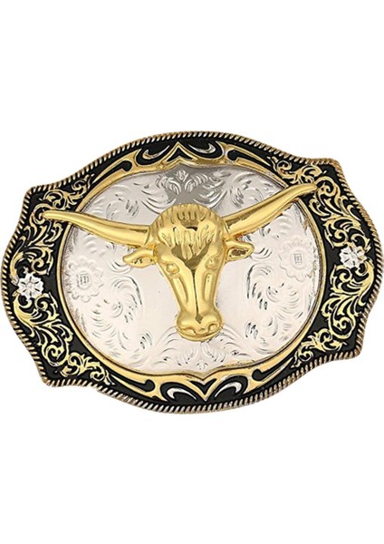Vintage Style Bull Head Western Cowboy Rodeo Büyük Kemer Toka Değiştirme (Yurt Dışından) fırsatları