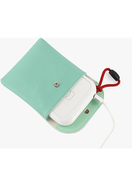 Sıhhi Ped Çantası Yeniden Kullanılabilir Depolama Kozmetik Kulaklıklar Anahtar Para Tutucu Cüzdan Yeşil (Yurt Dışından) fırsatları