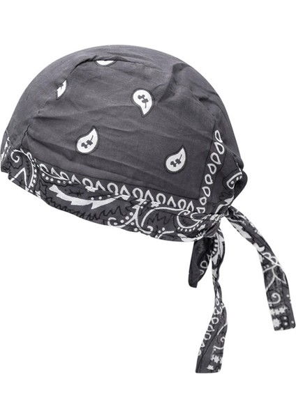 Beanie Sweat Wicking Rüzgar Geçirmez Hafif Koyu Gri Siyah (Yurt Dışından)