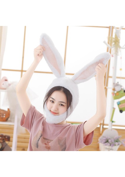 Bunny Kulakları Selfie Fotoğrafçılık Için Sıcak Sevimli Kadınlar 21.65X11.02INCH Mavi (Yurt Dışından) fiyatları