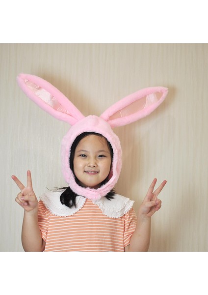 Bunny Kulakları Selfie Fotoğrafçılık Için Sıcak Sevimli Kadınlar 21.65X11.02INCH Mavi (Yurt Dışından) modelleri