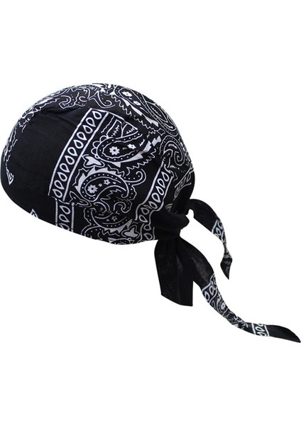 Bisiklet Korsan Şapkaları Bandana Beanie Kask Astar Baş Sargısı Kırmızı Siyah (Yurt Dışından) fırsatları