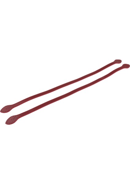 2pcs Şarap Kırmızı 60CM Pu Deri Kol Omuz Torbası Çanta Kayışları Yedek Şarap Kırmızı (Yurt Dışından)