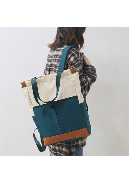 Unisex Cabrio Daypack Laptop Sırt Çantası Okul Rahat Bilgisayar Bebek Bezi Yeşil (Yurt Dışından) modelleri