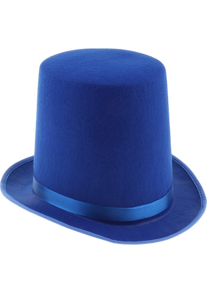 Yetişkinler Parti Kostümü Üst Şapka Sihirbaz Şapkası Düğün Fedora Ovası Mavi Hissettim (Yurt Dışından) indirimleri