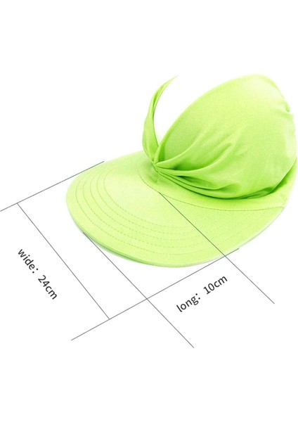 Elastik Kadın Yaz Vizörü Anti-Ultraviyole Gündelik Şapka Günlük Koşu Kampı Sarı (Yurt Dışından) fırsatları