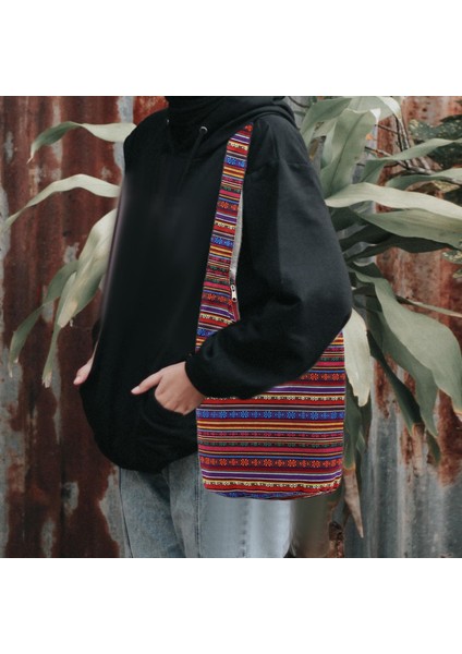 Hobo Sling Çanta Çantalar Messenger Crossbody Omuz Çantası Cep Makrome Çanta Şarap Kırmızı (Yurt Dışından) modelleri