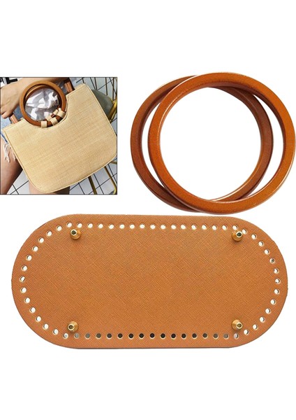 Önceden Darbeli Dıy Örgü Torbaları Alt Ped Taban Taban Eki Ahşap Sapı Için Ahşap Sapı Stil 1 (Yurt Dışından) modelleri