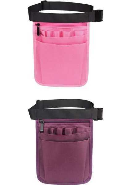 Aksesuar Aracı Için 2x Naylon Fayda Hemşire Organizer Belt Bel Çanta Çantası (Yurt Dışından)