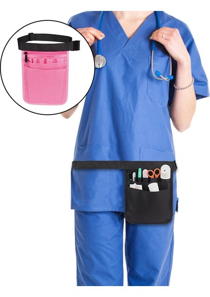 Aksesuar Aracı Için 2x Naylon Fayda Hemşire Organizer Belt Bel Çanta Çantası (Yurt Dışından) modelleri