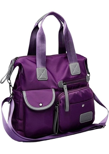 2x Kadın Büyük Kapasiteli Rahat Omuz Çantası Oxford Bez 2 Renkler Su Geçirmez Ayarlanabilir (Yurt Dışından) fiyatları