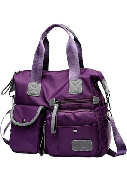 2x Kadın Büyük Kapasiteli Rahat Omuz Çantası Oxford Bez 2 Renkler Su Geçirmez Ayarlanabilir (Yurt Dışından) fırsatları