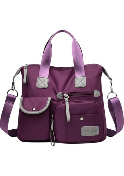 2x Kadın Büyük Kapasiteli Rahat Omuz Çantası Oxford Bez 2 Renkler Su Geçirmez Ayarlanabilir (Yurt Dışından) indirimleri