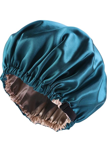 Kadın Bonnet Geri Döner Ayarlanabilir Uyku Kafası Kapak Duş Uyku Mavi (Yurt Dışından)