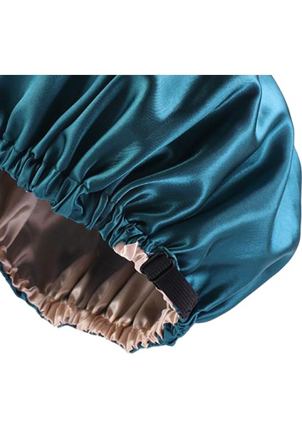 Kadın Bonnet Geri Döner Ayarlanabilir Uyku Kafası Kapak Duş Uyku Mavi (Yurt Dışından)