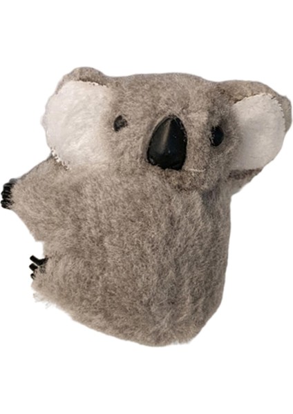 Peluş Koala Saç Klipler Firkete Barrette Sopa Bayan Kızlar Için Saç Şekillendirici Gri (Yurt Dışından)