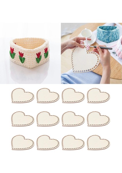 12 Adet Örme Dıy Çanta Alt Pad Eklemek Yastık Baz Tığ Yapımı Baz 10 cm (Yurt Dışından) indirimleri