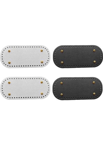 4 Adet Dıy El-Dokuma Çanta Alt Şekillendirici Ped Eklemek Taban Çanta Yapma Malzemeleri (Yurt Dışından)