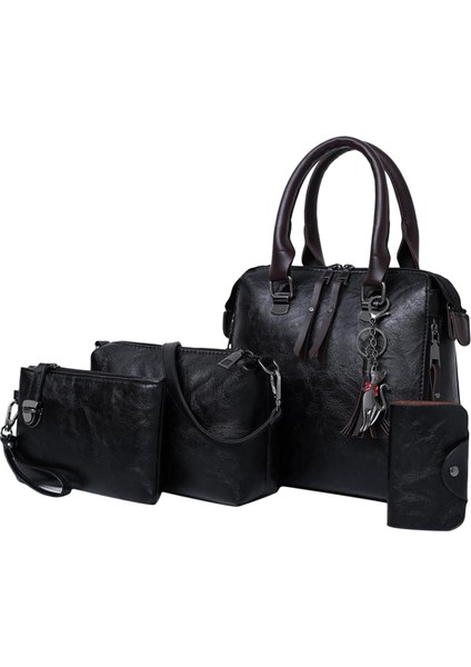 Şık Kadın Çanta Zarif ve Basit Çanta Crossbody Çanta Kartları - Siyah (Yurt Dışından) fiyatları