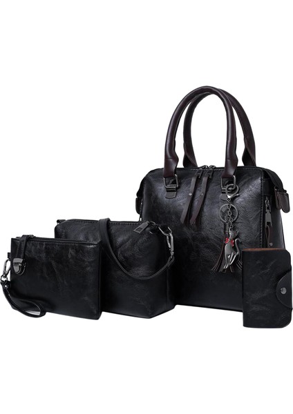 Şık Kadın Çanta Zarif ve Basit Çanta Crossbody Çanta Kartları - Siyah (Yurt Dışından) indirimleri