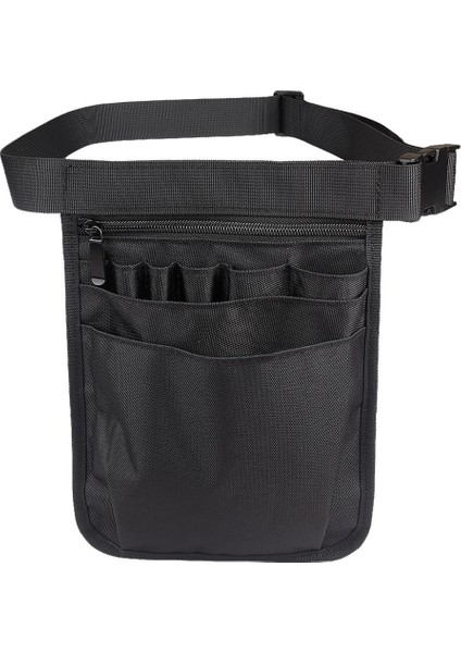 Hemşire Kılıfı Bel Kemer Cüzdan Ekstra Cep Hızlı Seçim Organizatör Fanny Paketi Siyah (Yurt Dışından)