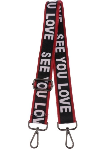 Naylon Yedek Ayarlanabilir Çanta Kayışı Crossbody Askı Çanta Kolu 140 cm Siyah Toka (Yurt Dışından)