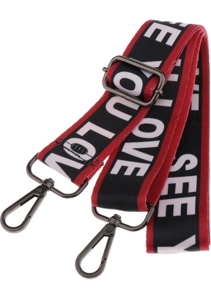 Naylon Yedek Ayarlanabilir Çanta Kayışı Crossbody Askı Çanta Kolu 140 cm Siyah Toka (Yurt Dışından) modelleri