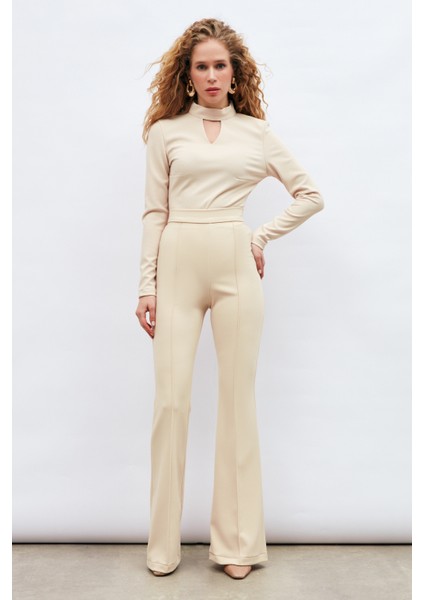 Ispanyol Paça Pantolon - Bej fiyatları