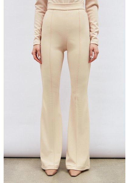 Ispanyol Paça Pantolon - Bej fırsatları