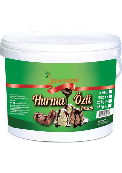 Hurma Özü & Pekmezi 5kg