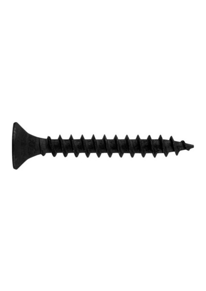 Siyah Sunta Mdf Vidası, 3,5X50 Mm. Havşa Başlı 100 Adet vida