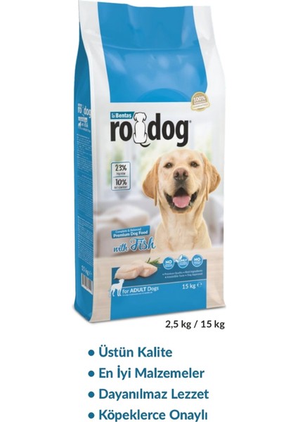 Rodog Köpek Maması Balıklı 15KG