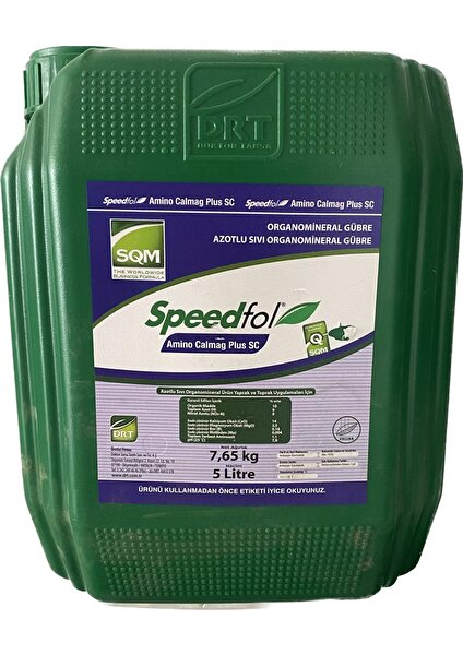 Speedfol Amino Calmag Plus Sc(Azotlu Sıvı Organomineral Gübre)-5 L