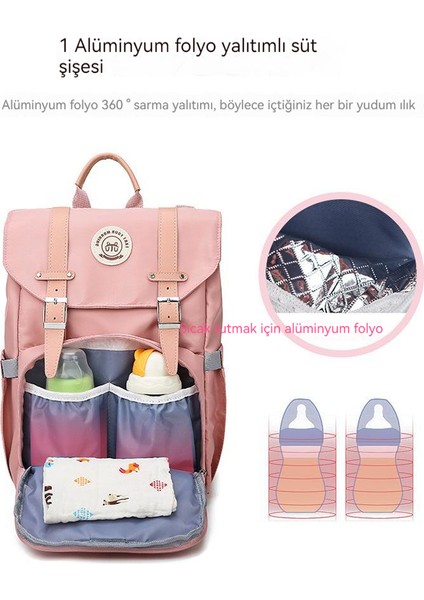 Yi Peak Çok Fonksiyonlu Anne Çantası Bebek Çantası (Yurt Dışından) indirimleri