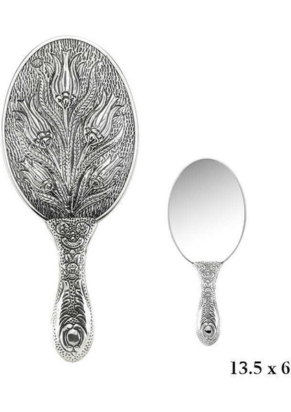 Lale Motifli El Aynası