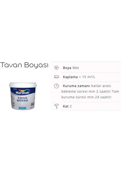 Beyaz Tavan Boyası 10 kg