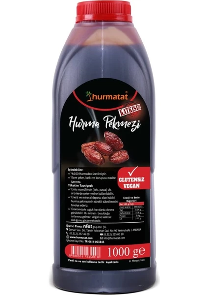 Hurma Pekmezi 1kg