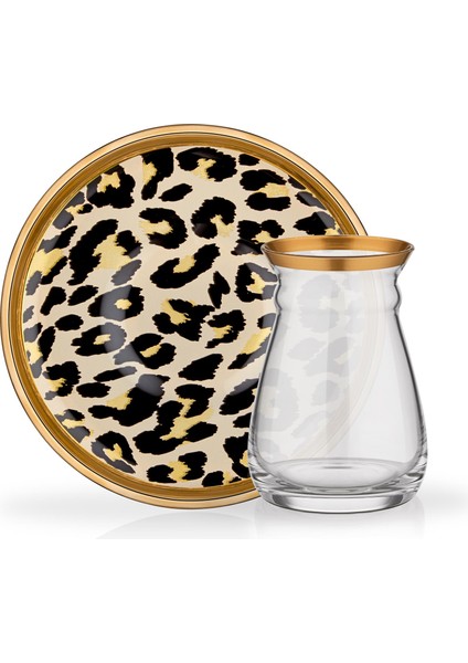 Leopar 1 Kişilik Çay Set