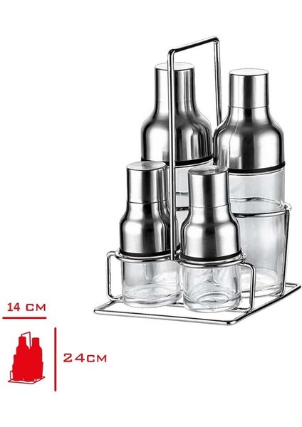 Yağlık Sirkelik Takımı 4 Parça Standlı GRV2404 fiyatları