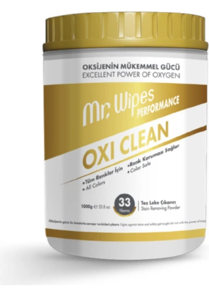 Mr. Wipes Performance Oxi Clean Leke Çıkarıcı 1000 G.