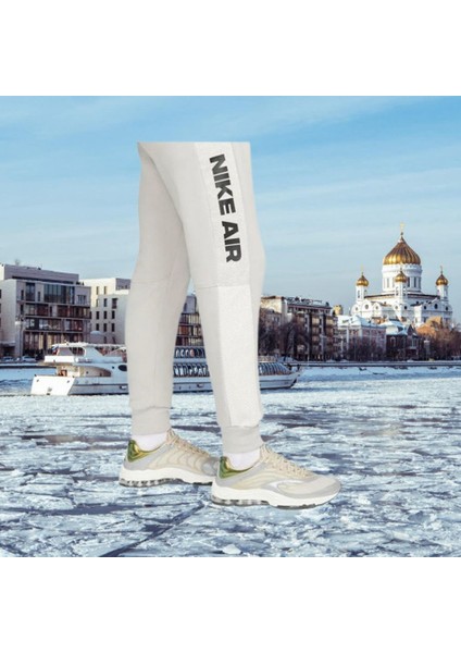 Sportswear Air Brushed-Back Fleece Erkek Eşofman Altı DM5209-012 modelleri