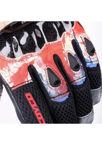 MC47 Korumalı Motosiklet Eldiveni Kırmızı fiyatları