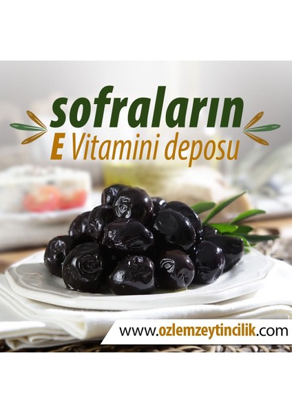Gold 2 Kg Teneke Siyah Zeytin (231-260 klb)